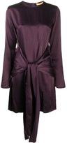 Thumbnail for your product : Andamane Tied Waist Satin Dress