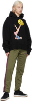 Thumbnail for your product : Palm Angels Black Smiley Edition Juggler Pin-Up Hoodie