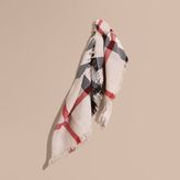 Thumbnail for your product : Burberry Check Merino Wool Square - Large