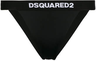 DSQUARED2 logo band bikini bottom