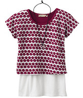 Thumbnail for your product : Speechless Girls' 7-16 Short Sleeve Texture Knit Popover Top