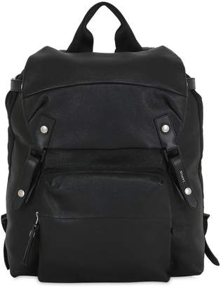Lanvin Tumbled Leather Backpack