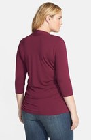 Thumbnail for your product : Vince Camuto Pleat V-Neck Top