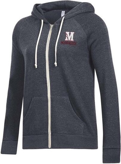 Alternative Apparel Women's Morningside Mustangs Adrian Full Zip