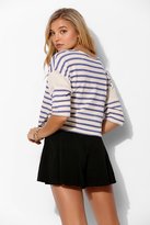 Thumbnail for your product : BDG Raw Off-The-Shoulder Pullover Sweatshirt