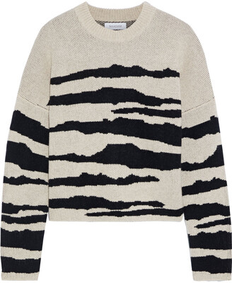 Naadam Jacquard-knit Wool And Cashmere-blend Sweater