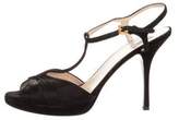 Thumbnail for your product : Prada Platform T-Strap Sandals Black Platform T-Strap Sandals