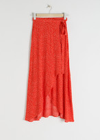 Thumbnail for your product : And other stories Asymmetric Wrap Midi Skirt