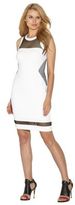 Thumbnail for your product : Laundry by Shelli Segal Crepe Mesh Dress