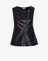 Thumbnail for your product : Bailey 44 Exclusive Leather-Like Zipper Top