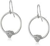 Thumbnail for your product : Kris Nations Angel Fire" Swarovski Crystal Circle Stone Simple Drop Earrings