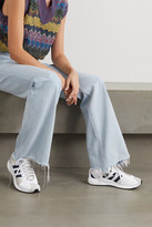 Thumbnail for your product : adidas Human Made Tokio Solar Leather-trimmed Suede And Mesh Sneakers - White
