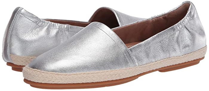 silver espadrilles