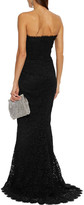 Thumbnail for your product : Dolce & Gabbana Strapless Corded Lace Gown