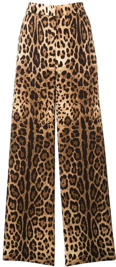 Dolce Gabbana Leopard Pants | Shop the world's largest collection 