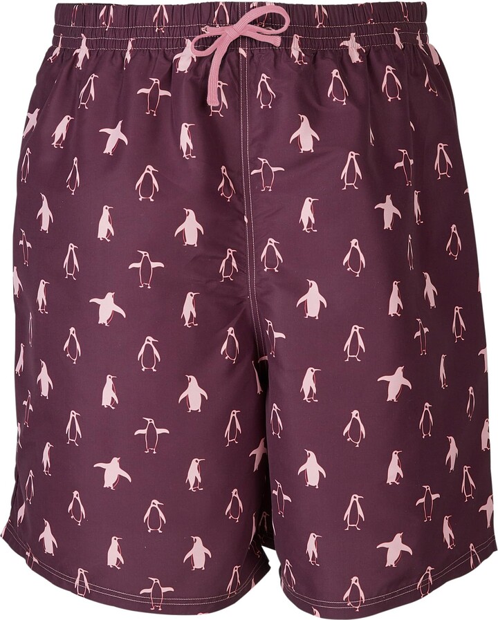 Kes-Vir Men's Penguin Board Eco-Shorts - ShopStyle Swimwear