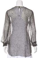 Thumbnail for your product : L'Agence Sheer Silk Blouse
