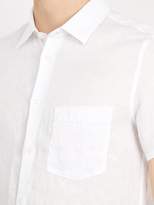 Thumbnail for your product : Frescobol Carioca Point Collar Short Sleeve Linen Shirt - Mens - White