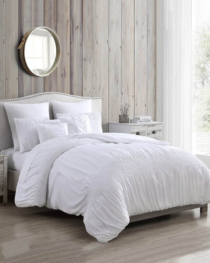 Modern Threads 7Pc Solid Textured Comforter Set ShopStyle