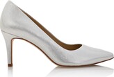 Thumbnail for your product : Joan Oloff Shoes Deborah Silver Mesh Leather