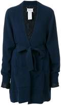 Thumbnail for your product : Maison Margiela reversible tie front cardigan