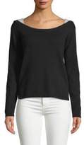 Thumbnail for your product : Valentino Boatneck Wool Cashmere Sweater