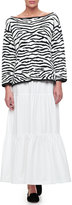 Thumbnail for your product : Joan Vass Tiered Long Skirt
