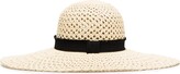 Thumbnail for your product : Maison Michel Blanche woven straw hat