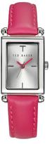 Thumbnail for your product : Ted Baker Silver Dial with Bright Pink Leather Strap Ladies Watch