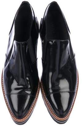 Vince Patent Leather Slip-On Oxfords