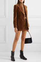 Thumbnail for your product : Bella Freud Cotton-velvet Mini Skirt