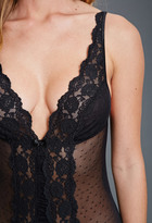 Thumbnail for your product : Forever 21 Sheer Lace-Paneled Mesh Bodysuit