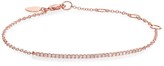 Thumbnail for your product : Meira T Diamond & 14K Rose Gold Bar Chain Bracelet