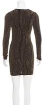 Thumbnail for your product : Torn By Ronny Kobo Metallic Mini Dress