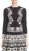 Thumbnail for your product : Alexander McQueen Women's Floral Jacquard Knit Cardigan