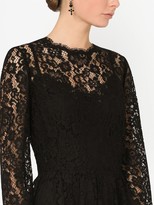 Thumbnail for your product : Dolce & Gabbana Lace Long-Sleeved Dress