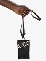 Thumbnail for your product : A-Cold-Wall* Black Logo Print Lanyard Pouch Bag