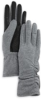 Thumbnail for your product : URBAN RESEARCH U/R Ruched Faux Fur Lined Tech Gloves