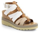 Thumbnail for your product : See by Chloe Leather & Cork Wedge Sandals