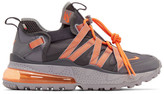 Thumbnail for your product : Nike Grey and Orange Air Max 270 Bowfin Sneakers