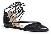 Thumbnail for your product : GUESS Factory Women's Lakynn Lace-Up Flats