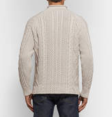 Thumbnail for your product : J.Crew Cable-Knit Cotton Rollneck Sweater - Men - Cream