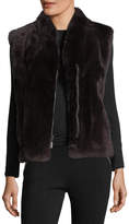 Thumbnail for your product : Pologeorgis Zip-Front Fur Vest