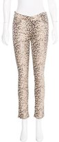 Thumbnail for your product : 7 For All Mankind Leopard Print Skinny Pants