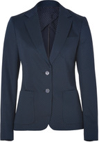 Thumbnail for your product : Paul Smith Black Navy/Turquoise Cotton Dotted Blazer