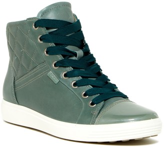 Ecco Soft 7 Quilted High-Top Sneaker
