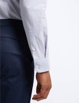 Marks and Spencer Pure Cotton Skinny Fit Shirt