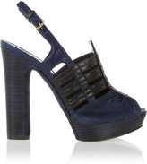 Thumbnail for your product : Tory Burch Cora suede and leather sandals