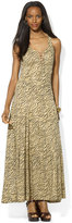 Thumbnail for your product : Lauren Ralph Lauren Sleeveless Tiger-Print Maxi Dress
