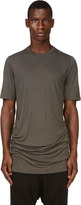 Thumbnail for your product : Rick Owens Grey Overlong Level T-Shirt